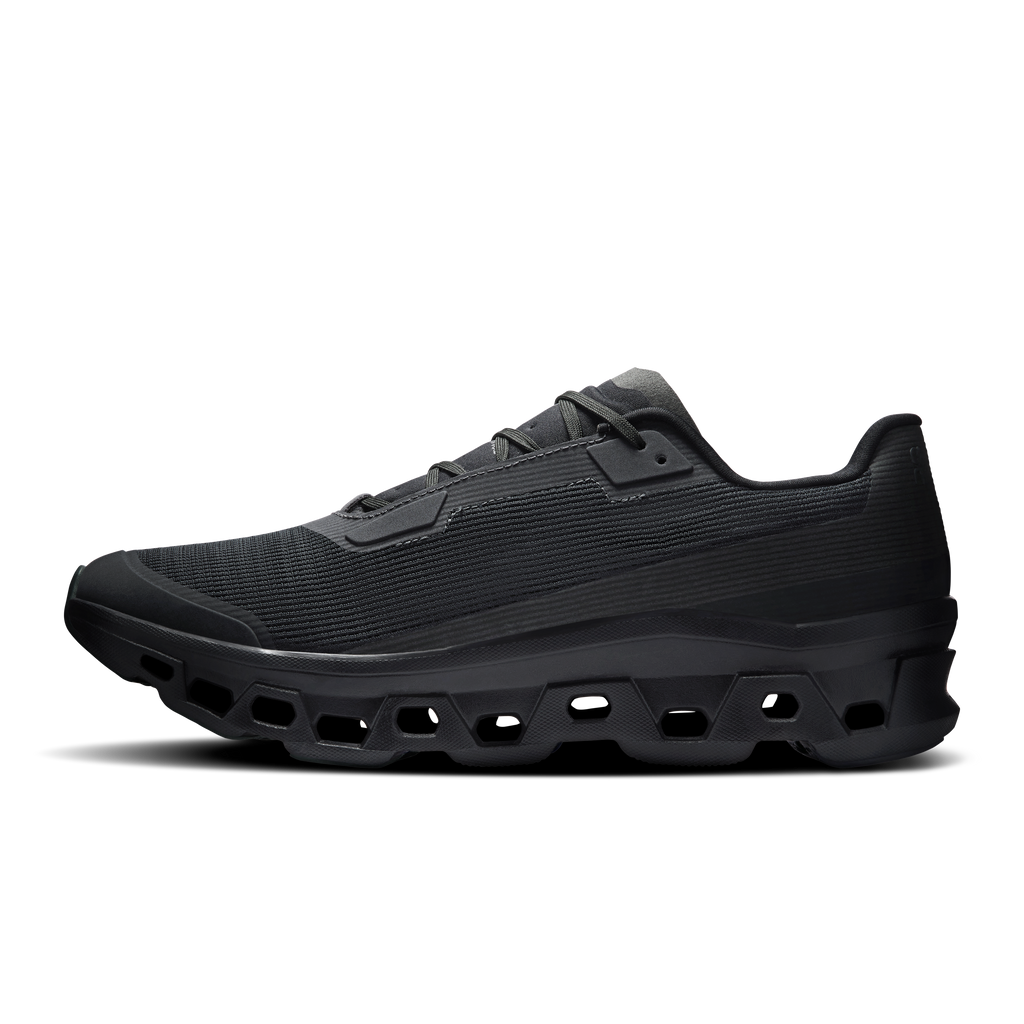 On Running Men's Cloudmonster Void Shoes - Black / Black