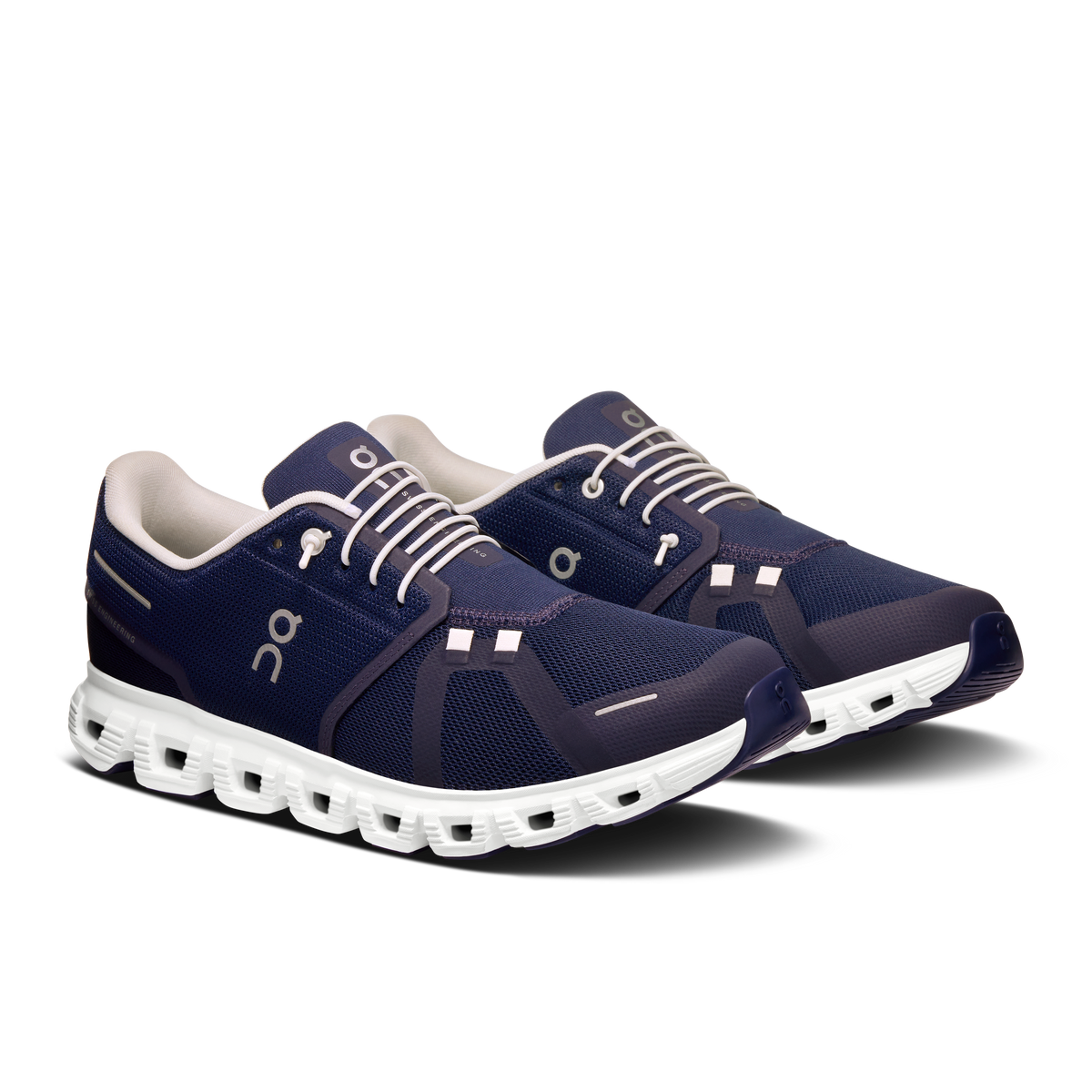 On Running Men's Cloud 6 Shoes - Midnight / White