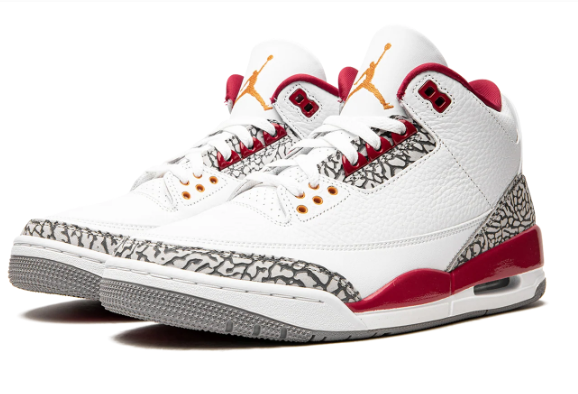 Air Jordan 3 Retro 'Cardinal' – Style CT8532-126