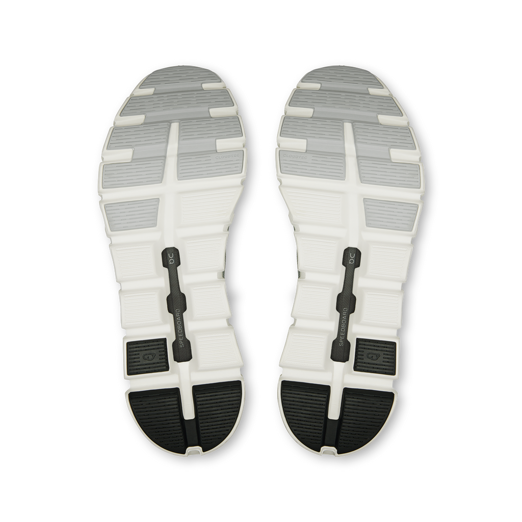 On Running Men's Cloud 6 Versa Shoes - White / Black