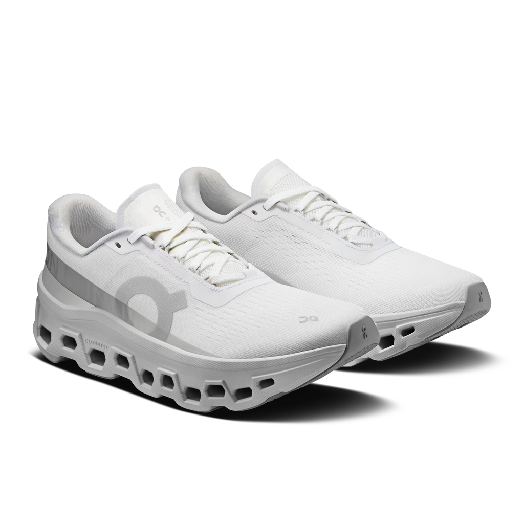 On Running Women's Cloudmonster 1 Shoes - White / White