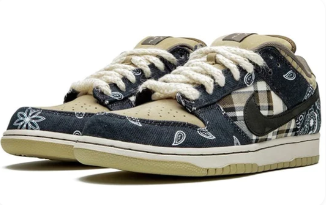 Nike SB Dunk Low x Travis Scott 'Black / Dark Mocha' – Style CT5053-001