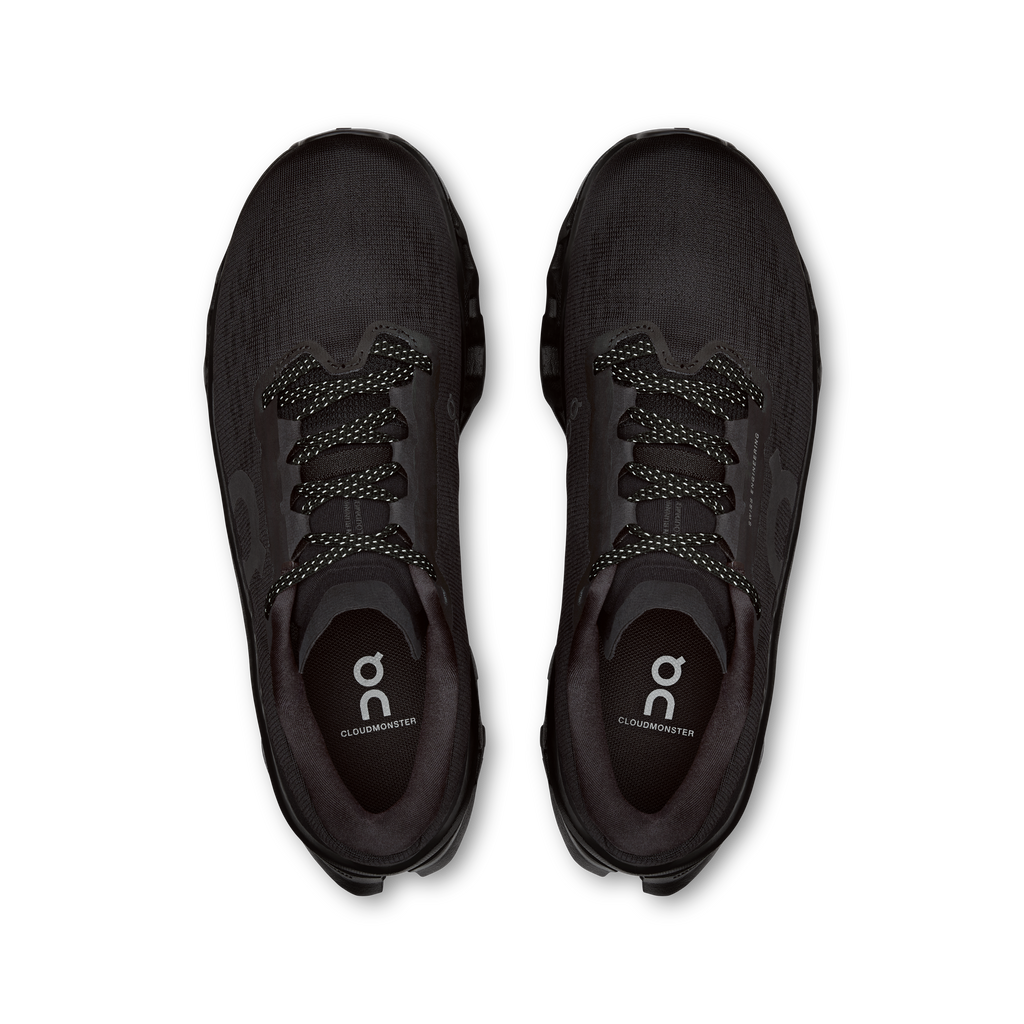 On Running Women's Cloudmonster 3 Shoes - Black / Black