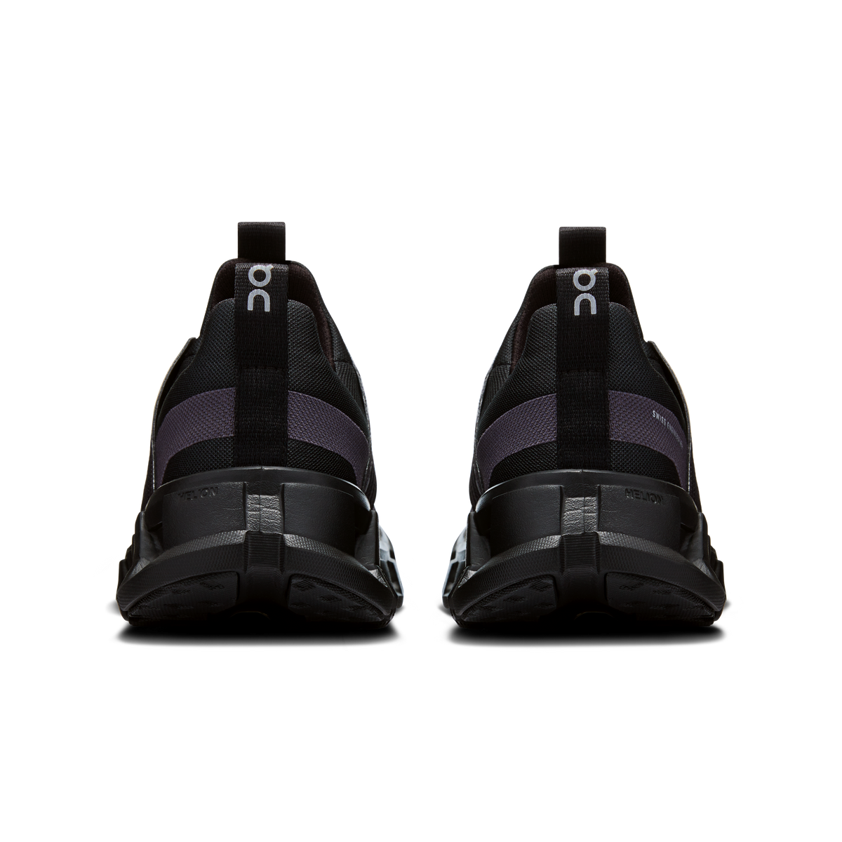 On Running Kids' Cloudswift Youth Shoes - Black / Eclipse