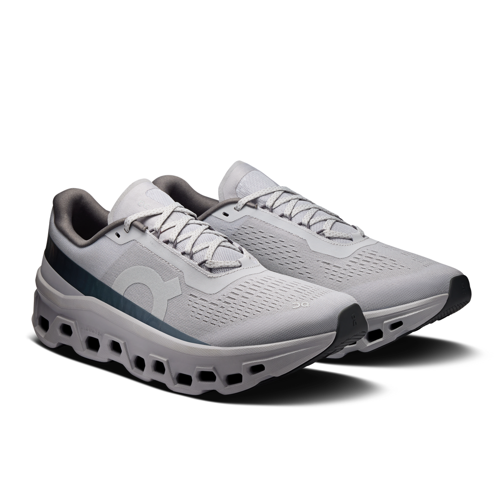 On Running Men's Cloudmonster 1 Shoes - Glacier / Alloy