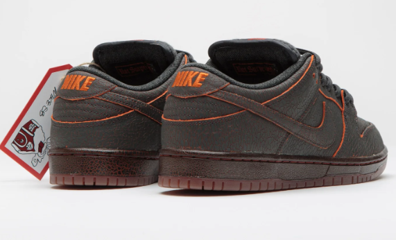 Nike SB Dunk Low Pro Premium 'Krampus' HV1668-001 — Dark Smoke Grey / Campfire Orange / Black