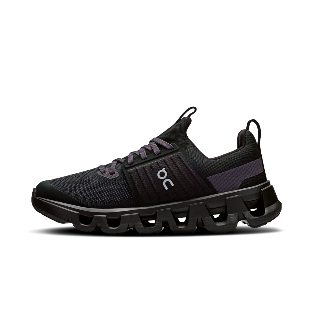 On Running Kids' Cloudswift Youth Shoes - Black / Eclipse