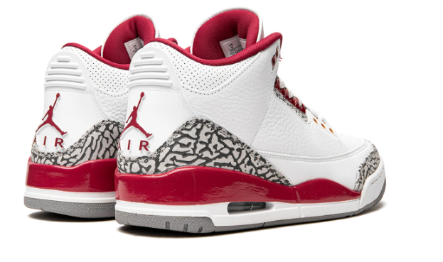 Air Jordan 3 Retro 'Cardinal' – Style CT8532-126