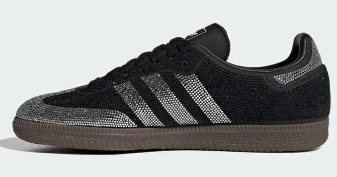 adidas Samba OG Women's 'Rhinestone Black Silver'