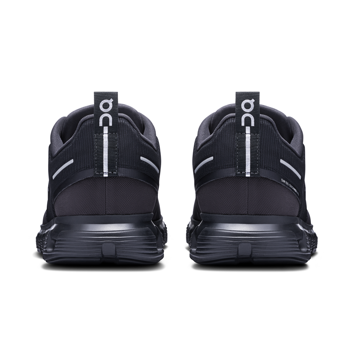 On Running Men's Cloud 6 Waterproof Shoes - Black / Black